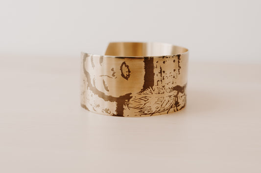 Bracelet laiton femme "Gustave Klimt - La secessione  e l'Italia"