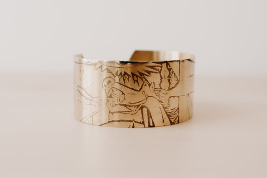 Bracelet laiton femme "Picasso - Guernica"