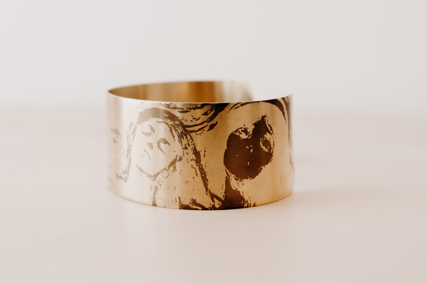 Bracelet laiton femme "Edvard Munch - Madonna"