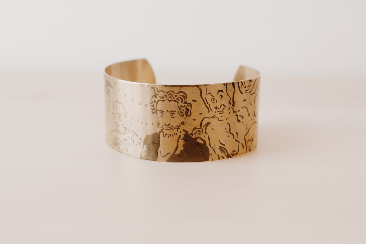 Bracelet laiton femme "James Ensor - Salon des cent"